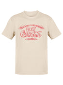 Officially Licensed Coca-Cola Enjoy Coke Fountain Design Men's T-shirt