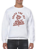 Officially Licensed Hola Churro Crave The Joy Churro Art Men's Sweatshirt