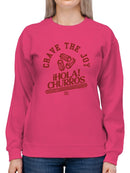 Officially Licensed Hola Churro Crave The Joy Churro Art -Women's Sweatshirt