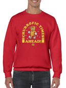 Officially Licensed Hola Churro Churrofic Times Ahead Cartoon Snack Men's Sweatshirt