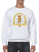 Officially Licensed Hola Churro Churrofic Times Ahead Cartoon Snack Men's Sweatshirt