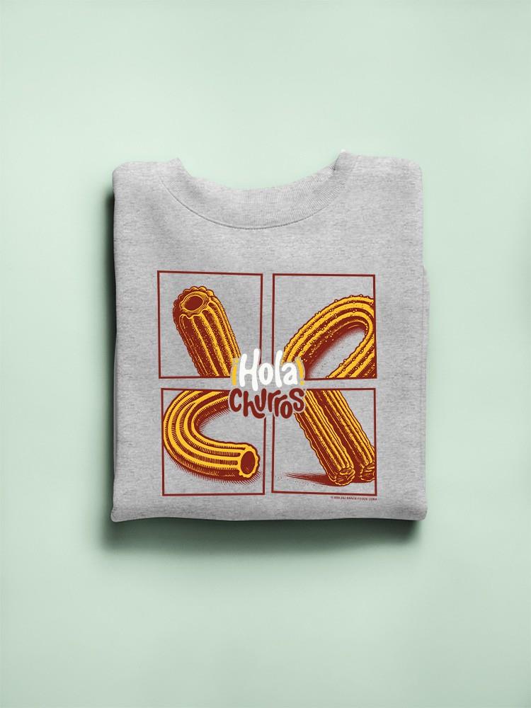 Officially Licensed Hola Churro Pop Art Churro Men's Sweatshirt