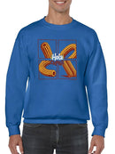 Officially Licensed Hola Churro Pop Art Churro Men's Sweatshirt