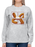 Officially Licensed Hola Churro Pop Art Churro Women's Sweatshirt