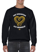 Officially Licensed Hola Churro Heart-Shaped Churros Men's Sweatshirt