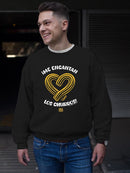 Officially Licensed Hola Churro Heart-Shaped Churros Men's Sweatshirt