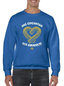 Officially Licensed Hola Churro Heart-Shaped Churros Men's Sweatshirt