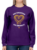 Officially Licensed Hola Churro Heart-Shaped Churros Women's Sweatshirt