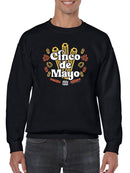 Officially Licensed Hola Churro Cinco De Mayo Churros Men's Sweatshirt