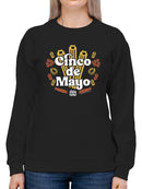 Officially Licensed Hola Churro Cinco De Mayo Churros Women's Sweatshirt