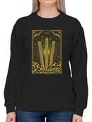 Officially Licensed Hola Churro Radiant Churro Art Deco Style  Women's Sweatshirt