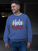 Officially Licensed Hola Churro Bold And Playful Dessert Men's Sweatshirt