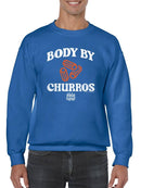 Officially Licensed Hola Churro Funny Body By Churros Retro-Inspired Sweatshirt Men's