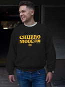 Officially Licensed Hola Churro Churro Mode On Bold Retro Men's Sweatshirt