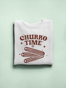 Officially Licensed Hola Churro Churro Time Retro Starry Snack Women's Sweatshirt