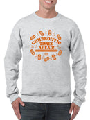 Officially Licensed Hola Churro Churroiffic Times Ahead Men's Sweatshirt