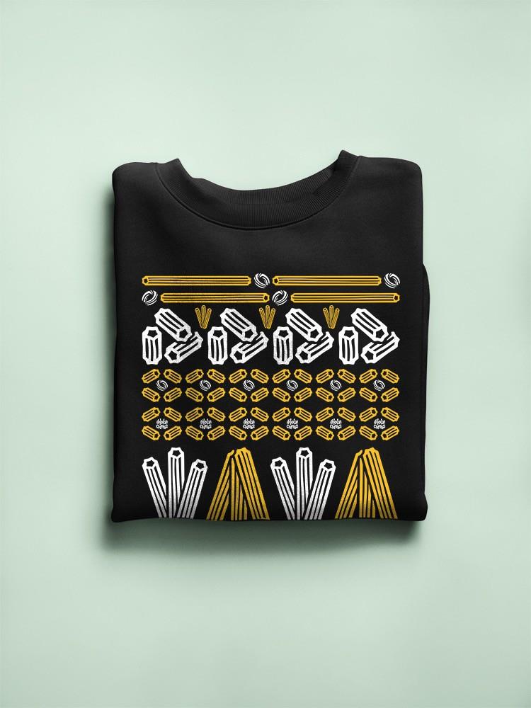 Officially Licensed Hola Churro Churro Pattern Fiesta Print Women's Sweatshirt