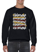 Officially Licensed Hola Churro Colorful Churro Fun Print Men's Sweatshirt