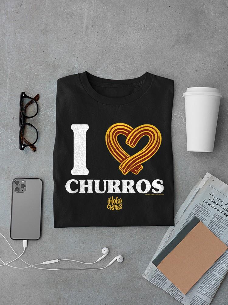 Officially Licensed Hola Churro I Love Churros Men's T-shirt