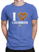 Officially Licensed Hola Churro I Love Churros Men's T-shirt