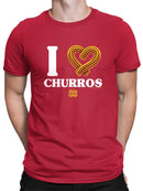 Officially Licensed Hola Churro I Love Churros Men's T-shirt