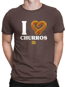 Officially Licensed Hola Churro I Love Churros Men's T-shirt