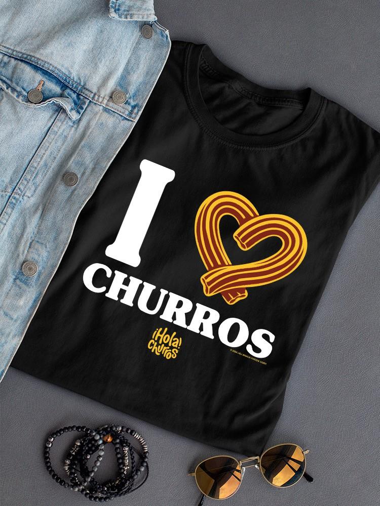 Officially Licensed Hola Churro I Love Churros Women's T-shirt