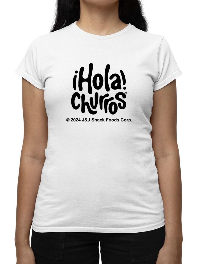 Officially Licensed Hola Churro Whimsical Churro Lover Women's T-shirt
