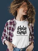 Officially Licensed Hola Churro Whimsical Churro Lover Women's T-shirt