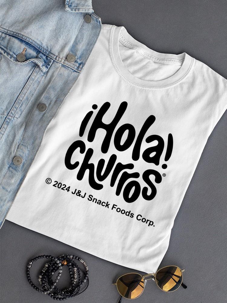 Officially Licensed Hola Churro Whimsical Churro Lover Women's T-shirt