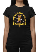 Officially Licensed Hola Churro Churrofic Times Ahead Cartoon Snack Women's T-shirt