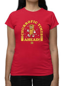 Officially Licensed Hola Churro Churrofic Times Ahead Cartoon Snack Women's T-shirt