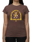 Officially Licensed Hola Churro Churrofic Times Ahead Cartoon Snack Women's T-shirt