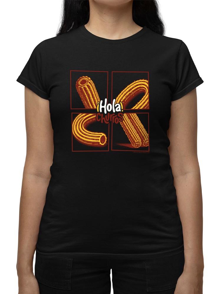 Officially Licensed Hola Churro Pop Art Churro Women's T-shirt