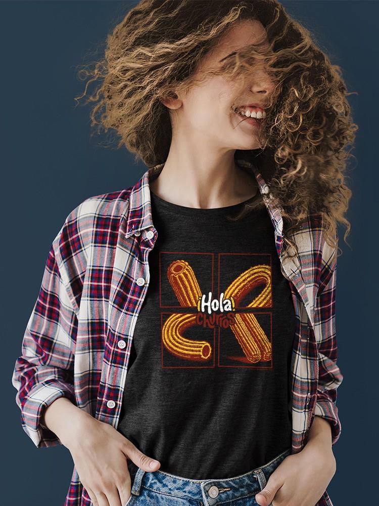 Officially Licensed Hola Churro Pop Art Churro Women's T-shirt