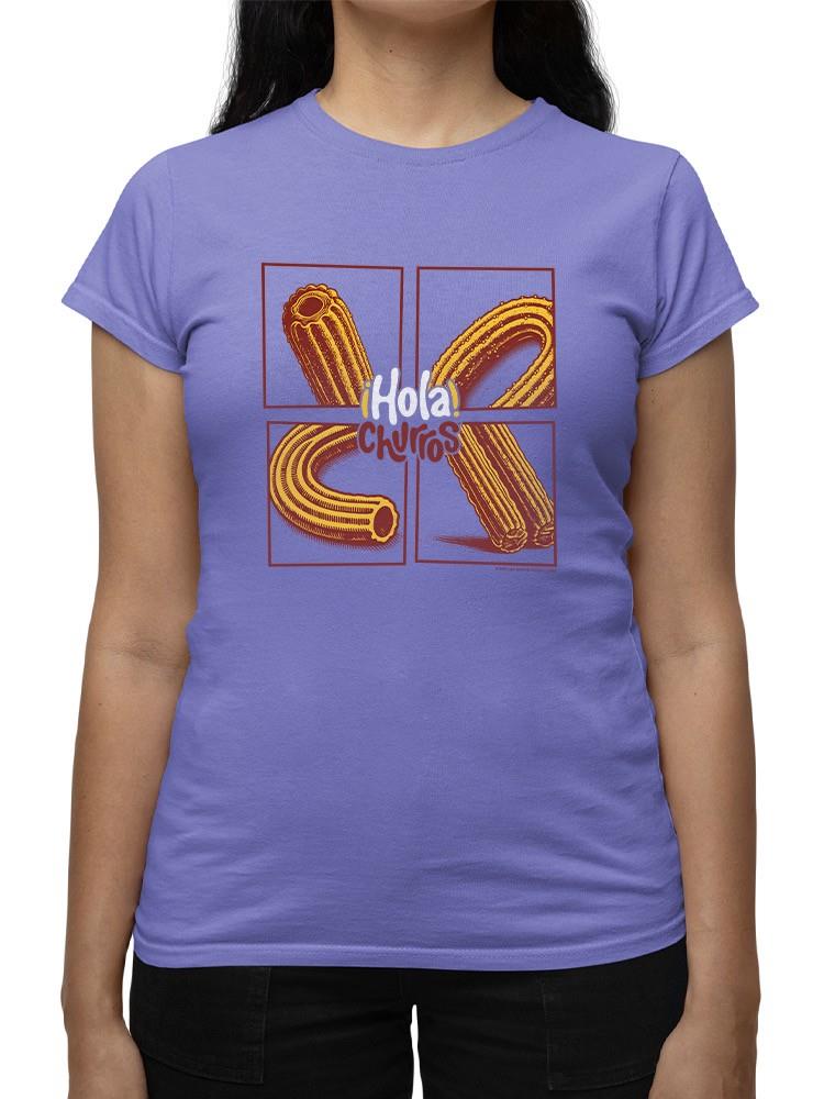 Officially Licensed Hola Churro Pop Art Churro Women's T-shirt