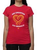Officially Licensed Hola Churro Heart-Shaped Churros Women's T-shirt