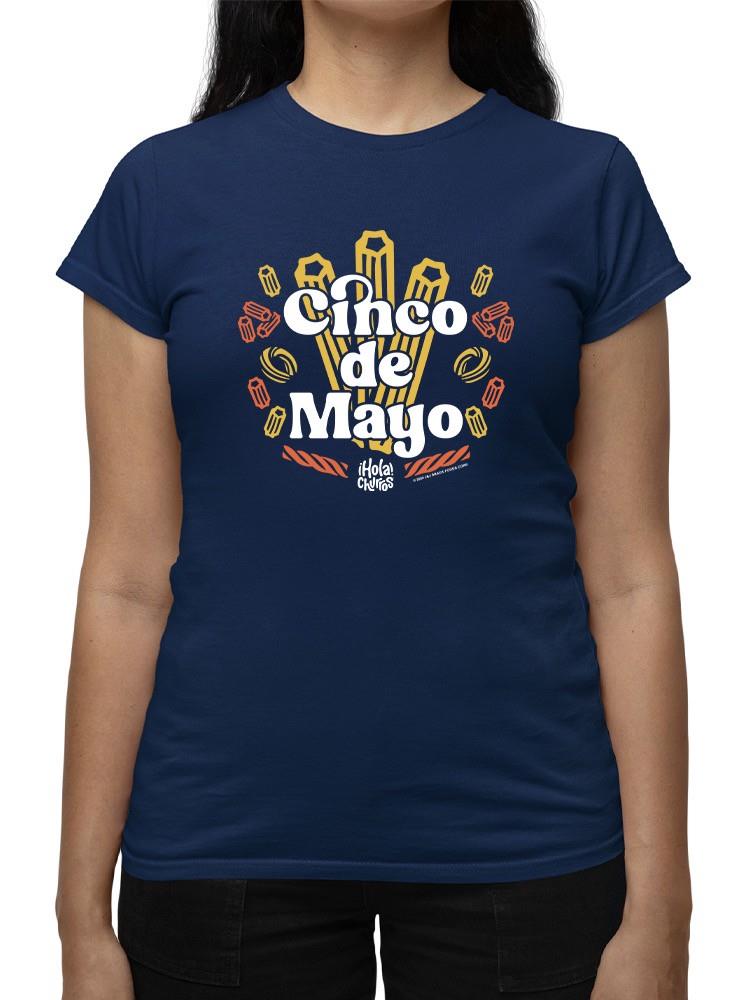 Officially Licensed Hola Churro Cinco De Mayo Churros Festive Women's T-shirt