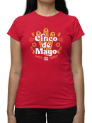 Officially Licensed Hola Churro Cinco De Mayo Churros Festive Women's T-shirt