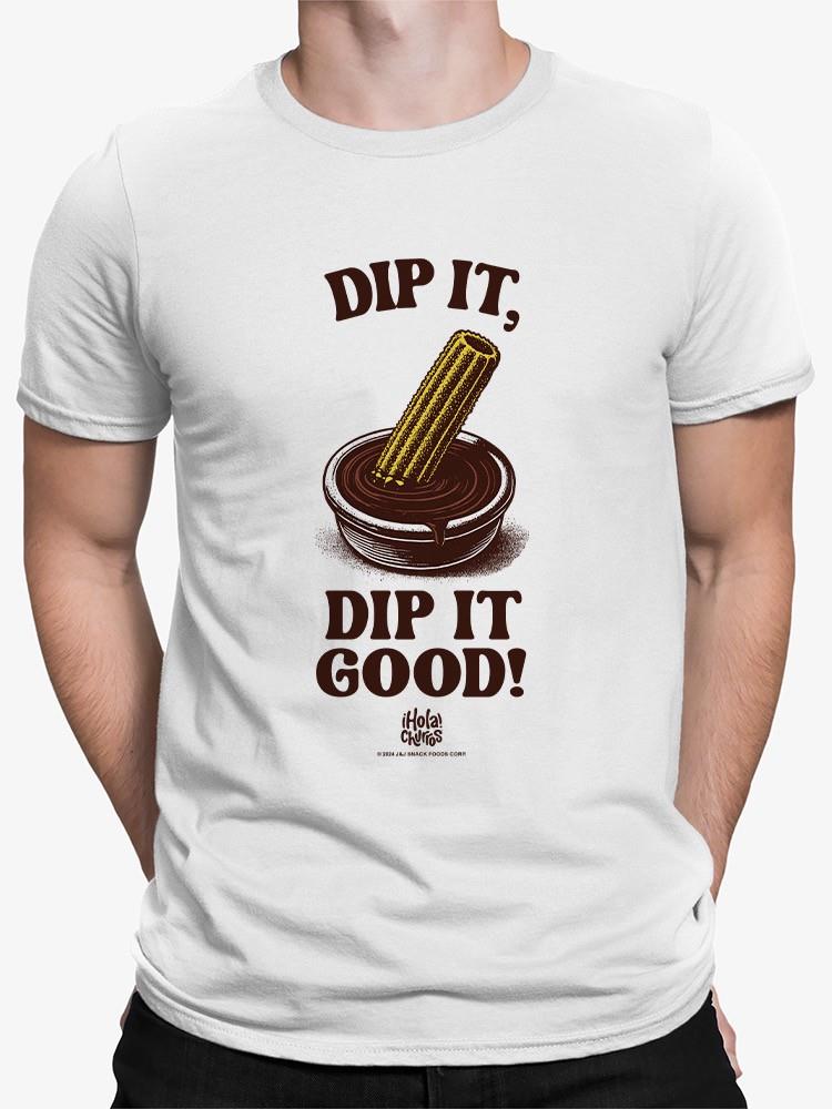 Officially Licensed Hola Churro Churro Dipping Chocolate Artwork Men's T-shirt