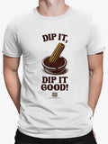 Officially Licensed Hola Churro Churro Dipping Chocolate Artwork Men's T-shirt