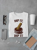 Officially Licensed Hola Churro Churro Dipping Chocolate Artwork Men's T-shirt