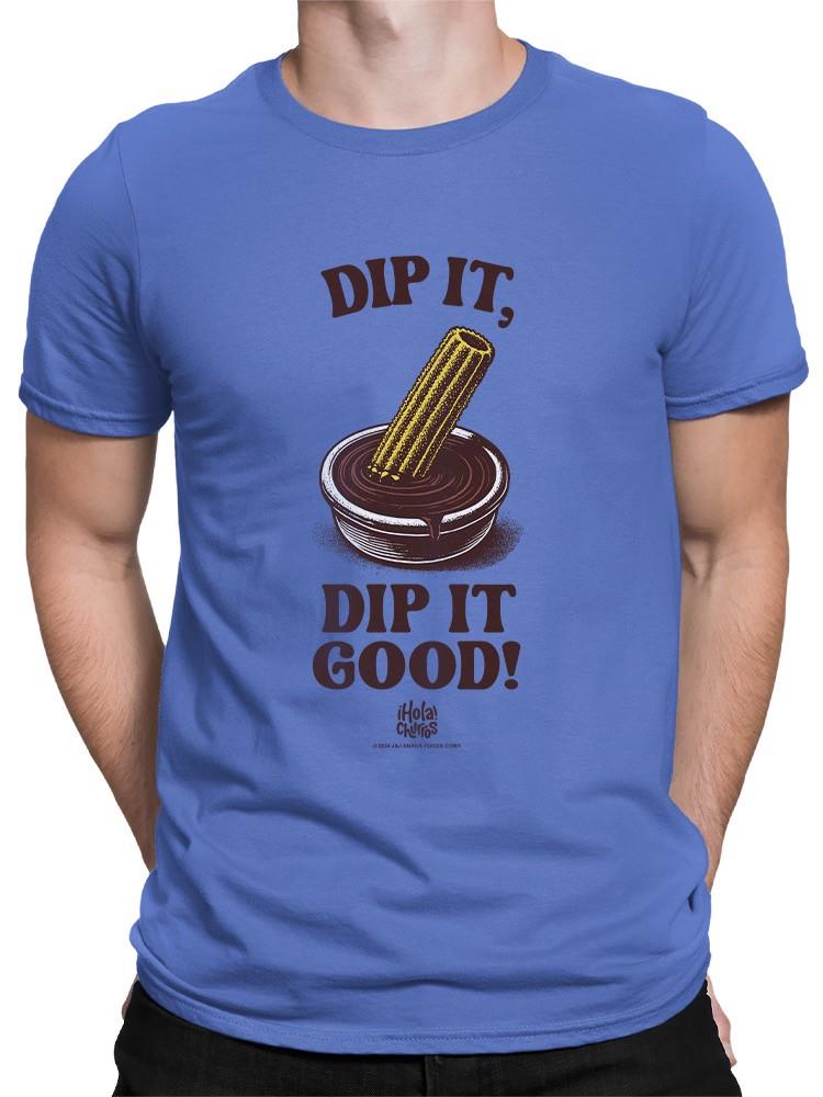 Officially Licensed Hola Churro Churro Dipping Chocolate Artwork Men's T-shirt