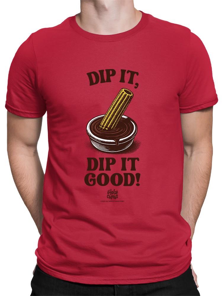 Officially Licensed Hola Churro Churro Dipping Chocolate Artwork Men's T-shirt