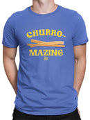 Officially Licensed Hola Churro Churro-Mazing Fun Retro Foodie Men's T-shirt