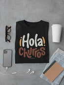 Officially Licensed Hola Churro Bold And Playful Dessert Art Men's T-shirt