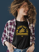 Officially Licensed Hola Churro Here For The Churros Snack Lover Women's T-shirt