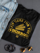 Officially Licensed Hola Churro Here For The Churros Snack Lover Women's T-shirt