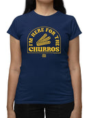 Officially Licensed Hola Churro Here For The Churros Snack Lover Women's T-shirt