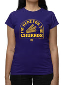 Officially Licensed Hola Churro Here For The Churros Snack Lover Women's T-shirt